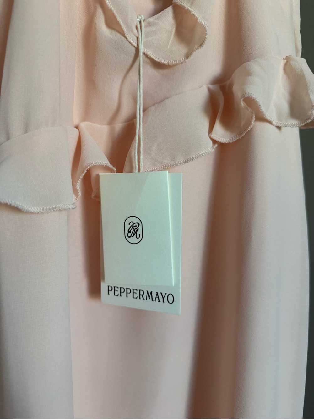 NWT PEPPERMAYO NAYA MAXI DRESS - PEACH US4 - Picture 14 of 16